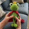 Frog Prince Amigurumi Pattern step 4 - final assembly and finishing