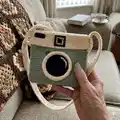 The Camera Crochet Bag & Purse Pattern step 1 - construction progress