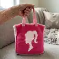 Baddie Barbie Bag Pattern step 1 - construction progress