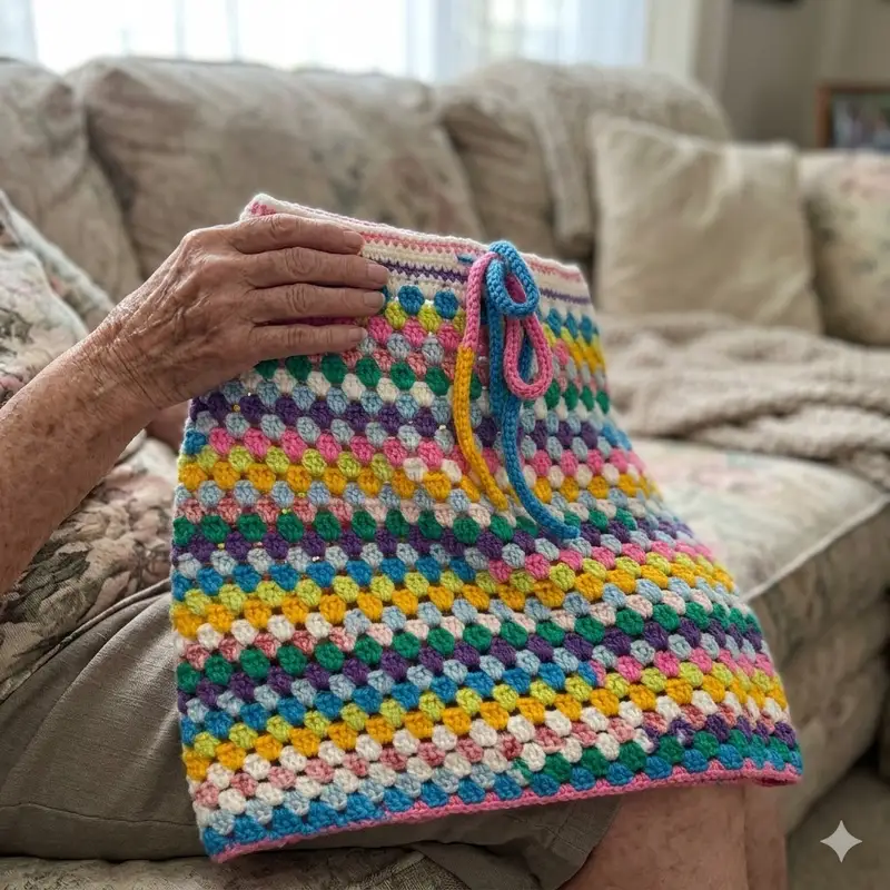 Complimentary Beginner Friendly crochet pattern: Granny Stitch Crochet Skirt Pattern - Simple to follow guide