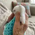 Cute Bunny Comforter Amigurumi Pattern step 3 - details and accessories