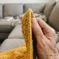 The Finley Blanket Pattern step 2 - assembly progress