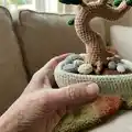 Bonsai Tree Amigurumi Pattern step 3 - details and accessories