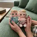 Baby Dolls Amigurumi Pattern step 1 - construction progress