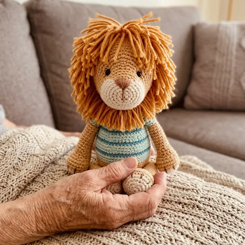 Complimentary Intermediate crochet pattern: Alan the Lion Amigurumi Pattern - Simple to follow guide