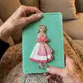 Book Folding Introduction Pattern step 2 - assembly progress