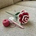 Crochet Flower Patterns Book Pattern step 3 - details and accessories